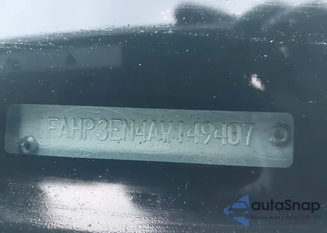 2010 Ford Focus S из США, поврежденный, VIN 1FAHP3EN4AW149407